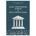  Kamu Yönetiminde Açıklık Bilgi Edinme Hakkı - Muhammed Emin Aydemir