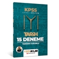  KPSS Genel Kültür KAYI Tarih Tamamı Çözümlü 15 Deneme Yediiklim Yayınları 2025