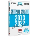  KPSS GK-GY 2013-2022 Konu Konu Çıkmış Sorular ve Çözümleri Yargı Yayınları 2023