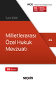  Milletlerarası Özel Hukuk Mevzuatı - Seçkin Yayınevi Kanun Metinleri Eylül 2026