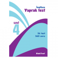  4. Sınıf İngilizce Yaprak Test Tudem Yayınları