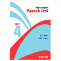  4. Sınıf Matematik Yaprak Test Tudem Yayınları