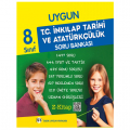 8. Sınıf T.C. İnkılap Tarihi ve Atatürkçülük Soru Bankası Sadık Uygun Yayınları