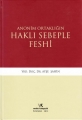  Anonim Ortaklığın Haklı Sebeple Feshi - Ayşe Şahin