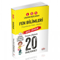 LGS Fen Bilimleri 20 Deneme Sınavı Editör Yayınları