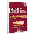  GYS T.C. Adalet Bakanlığı Yazı İşleri Müdürlüğü Kadrosuna Yönelik 7 Deneme Yargı Yayınları 2027