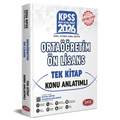  KPSS Ortaöğretim Ön Lisans Konu Anlatımlı Tek Kitap Data Yayınları 2026