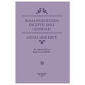  Roma Hukukunda Exceptio Doli Generalıs - İpek Sevda Söğüt