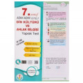  7. Sınıf Adım Adım Din Kültürü ve Ahlak Bilgisi Yaprak Test Bilal Işıklı Yayınları