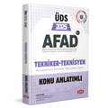  ÜDS AFAD Tekniker-Teknisyen Personeli Hazırlık Konu Anlatımlı Data Yayınları 2025