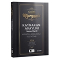 MİARGAMA Kaymakam Adaylığı Sınavına Hazırlık Test Kitabı Ali Argama Akfon Yayınları 2020