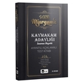  MİARGAMA Kaymakam Adaylığı Sınavına Hazırlık Test Kitabı Ali Argama Akfon Yayınları 2020