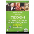 8. Sınıf Adım Adım TEOG 1 T.C. İnkılap Tarihi ve Atatürkçülük Çözümlü 10 Deneme - Fdd Yayınları