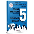  GYS Sağlık Bakanlığı Memur VHKİ Konu ve Mevzuat Özetli 5 Deneme Paragon Yayınları 2020