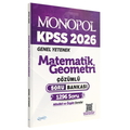  KPSS Matematik Geometri Soru Bankası Tamamı Çözümlü Monopol Yayınları 2026