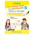 8. Sınıf T.C. İnkılap Tarihi ve Atatürkçülük Yazılı Kitabı Sadık Uygun Yayınları