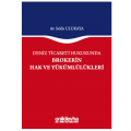 Deniz Ticareti Hukukunda Brokerin Hak ve Yükümlülükleri - Selda Ulukaya