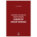  Subjektif Unsur Sorunu - Selim Erdin
