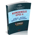  Kelepir Ürün İadesizdir - KONSENSUS KPSS A Hukuk, İktisat, Maliye, Muhasebe 5 Deneme Tamamı Çözümlü Savaş Yayınları
