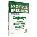  KPSS Coğrafya Soru Bankası Tamamı Çözümlü Monopol Yayınları 2026