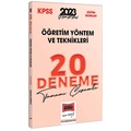 KPSS Eğitim Bilimleri Öğretim Yöntem ve Teknikler Tamamı Çözümlü 20 Deneme Yargı Yayınları 2023