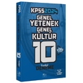  KPSS Genel Yetenek Genel Kültür 10 Fasikül Deneme CBA Yayınları 2024
