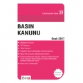  Basın Kanunu Beta Yayınları Kanun Metinleri 2017
