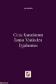 Ceza Kanunlarının Zaman Yönünden Uygulanması - Tuğrul Katoğlu