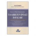  İcra ve İflas Hukukunda Tasarrufun İptali Davaları - Ali Güneren