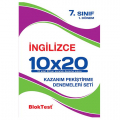 7. Sınıf 10x20 İngilizce 1. Dönem Kazanım Pekiştirme Denemeleri Seti Tudem Yayınları