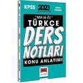 KPSS Kısa ve Öz Türkçe Konu Anlatımlı Ders Notları Yargı Yayınları 2023