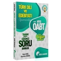 ÖABT Türk Dili ve Edebiyatı Soru Bankası Çözümlü Özdil Akademi 2021