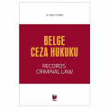Belge Ceza Hukuku Records Criminal Law - Metin Turan