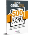 KPSS Genel Kültür Genel Yetenek 500 Soru Bankası Yayınları 2022