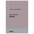  Roma Hukukunda Tanıklık - Buse Aksaray Erkman