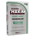 Duayen Hakim İdari Yargı Hakimlik 5 Deneme Yakın Eğitim Yayınları 2021