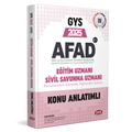  GYS AFAD Eğitim Uzmanı ile Sivil Savunma Uzmanı Konu Anlatımlı Data Yayınları 2025
