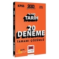 KPSS Tarih Tamamı Çözümlü 20 Deneme Yargı Yayınları 2023