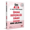  ÜDS Tarım ve Orman Bakanlığı Unvan Değişikliği Sınavı Ortak Konular Konu Anlatımlı Data Yayınları 2025