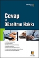 Cevap ve Düzeltme Hakkı - Abdullah Güzel