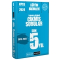 KPSS Eğitim Bilimleri Çıkmış Sorular Son 5 Sınav Pegem Akademi Yayınları 2024