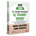  GYS Ticaret Bakanlığı İç Ticaret Grubu Konu Anlatımlı Soru Bankası Data Yayınları 2024