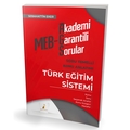  MEB AGS Türk Eğitim Sistemi Soru Temelli Konu Anlatımı Pelikan Yayınları 2025