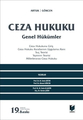  Ceza Hukuku Genel Hükümler - Ahmet Gökcen, Mehmet Emin Artuk