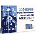 KPSS Eğitim Bilimleri Öğretim Yöntem ve Teknikleri Ders Notları Benim Hocam Yayınları 2024