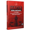  İcra Müdürlüğü ve Yardımcılığı Sınavı Haciz Soru Bankası Nezihe Hatun 2021