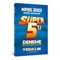 KPSS Eğitim Bilimleri Tamamı Çözümlü Süper 5'li Deneme Yediiklim Yayınları 2023