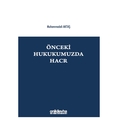  Önceki Hukukumuzda Hacr - Muhammedali Aktaş