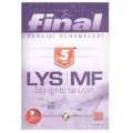  LYS MF 5 Deneme Sınavı Video Çözümlü Final Yayınları
