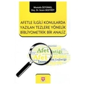 Afetle İlgili Konularda Yazılan Tezlere Yönelik Bibliyometrik Bir Analiz - Sezen Bozyiğit, Mustafa Öztürkel